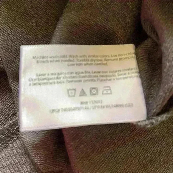 Wildfox "Easy Does It" statement sweatshirt Charcoal Gray Size M - Picture 8 of 9